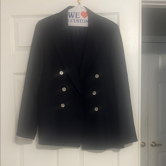Lauren Ralph Lauren Jackets & Blazers - Lauren Ralph Lauren Navy Double-Breasted Blazer
